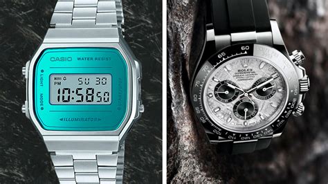 Rolex vs Casio: qué marca me conviene más 